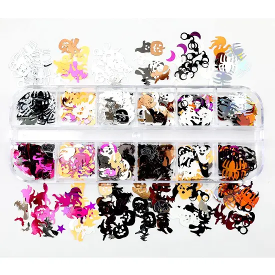 Halloween Nail Art Glitters {2}