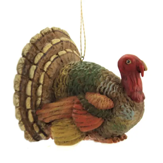 Bethany Lowe 3.75 In Resting Turkey Ornament Thanksgiving Tree Ornament , Thanksgiving Decor Gobble Thanksgiving Brown {3}