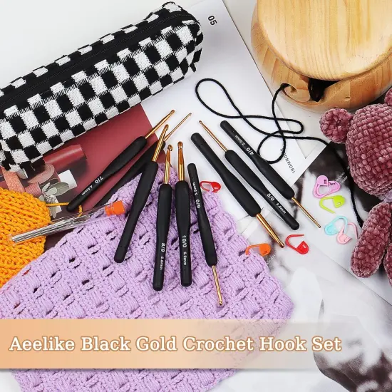 Aeelike 31pcs Crochet Hook Set {5}