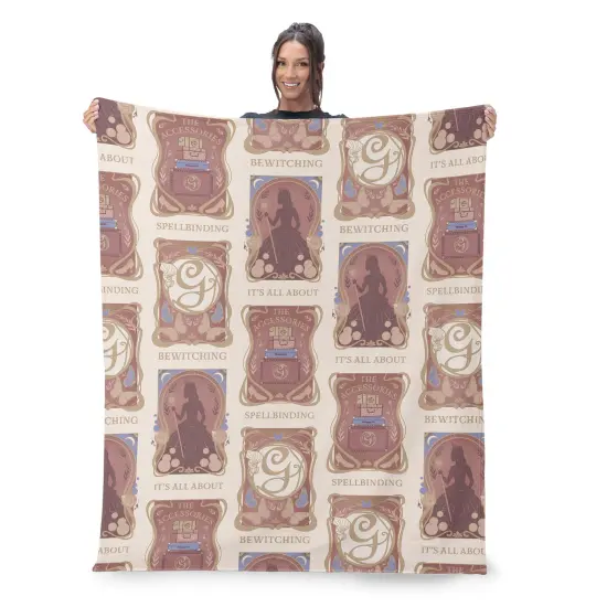 Universal Wicked Silk Touch Sherpa Throw Blanket It's All About {2}