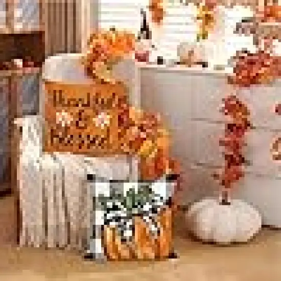 Thanksgiving Pillow Covers {6}