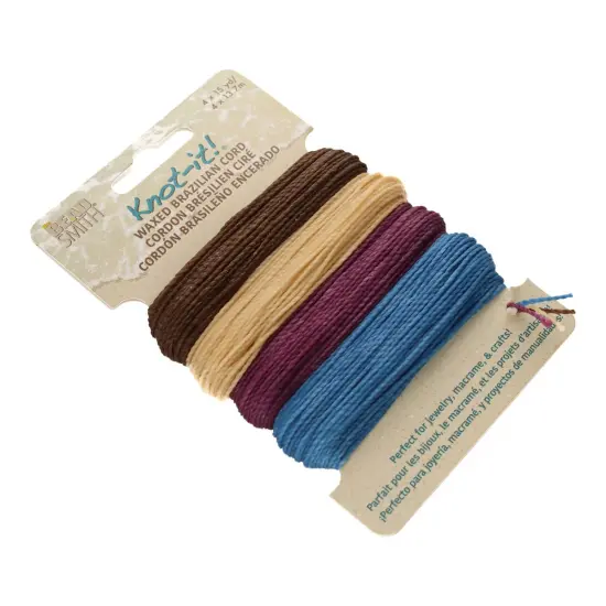 The Beadsmith Brazillian Waxed Cord Mix Adventures Calling {5}