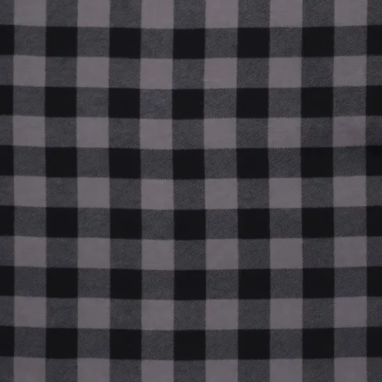 Mook Fabrics Buffalo Plaid Flannel Fabric [43 in. Wide] - By The Yard Silver {1}