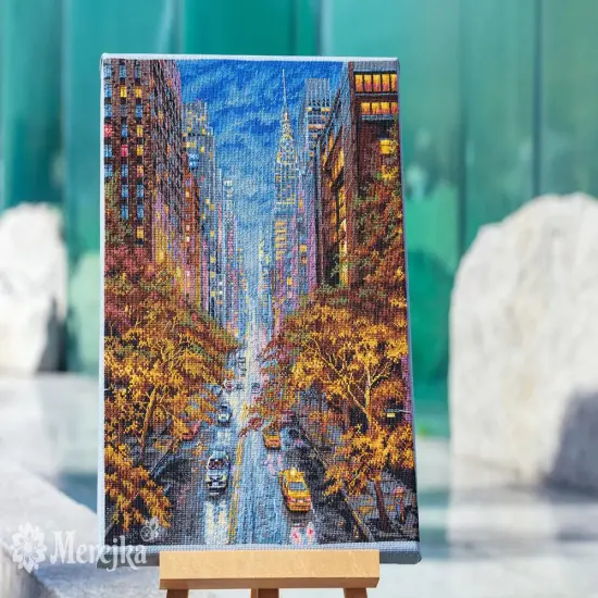 Autumn Aura K-172 Counted Cross-Stitch Kit {3}