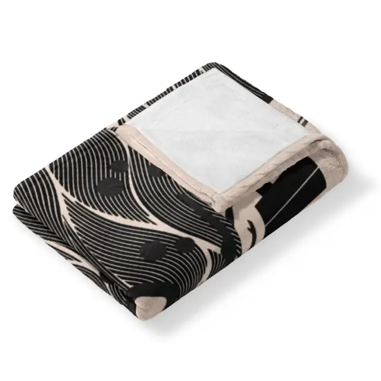 Universal Jaws Silk Touch Throw Blanket Duotone Poster {4}