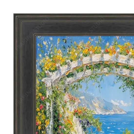 Black Hammered Flat Picture Frame 20x30 frame {2}
