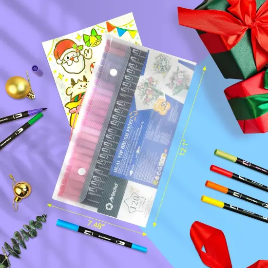 120 Colors Markers for Adult Coloring Books {6}