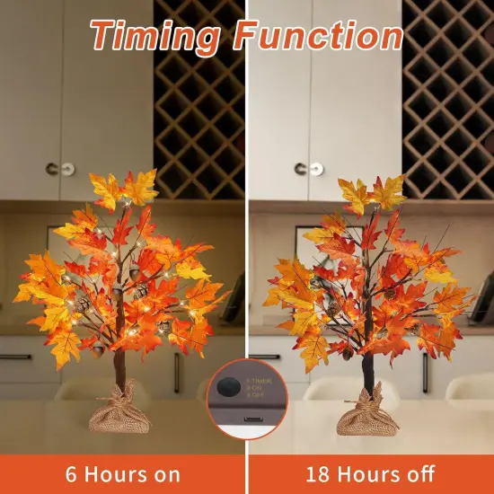 Falll Tree with Lights {3}