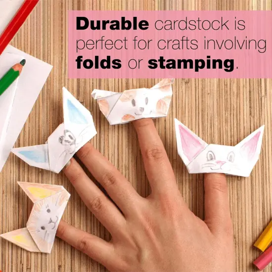 8.5&rdquo; x 11&rdquo; Orchid Purple Cardstock Paper &ndash; 67lb Vellum Bristol, 147gsm &ndash; 250 Sheets Premium Lightweight Cardstock with Textured Finish for Printing, Crafts & Invitations {5}