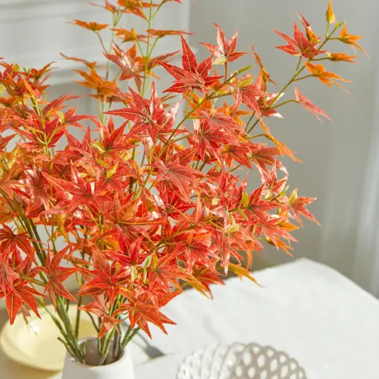 Artificial Maple Tree Branches Fall Decor {5}