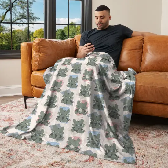 Universal How to Train Your Dragon Silk Touch Throw Blanket Many Emotions {3}