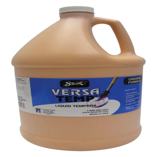 Sax Versatemp Heavy-Bodied Tempera Paint, 1 Gallon, Peach {1}