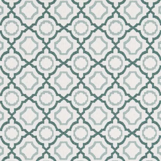 Lagoon - Aqua & Teal Abstract & Geometric Upholstery Fabric 54 Inches" {1}