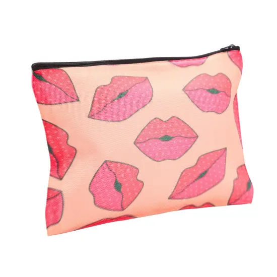 Blank Sublimation Canvas Bags, DIY Cosmetic Zipper Pouch Set (10 x 7 Inches, 15 Pieces) White {5}