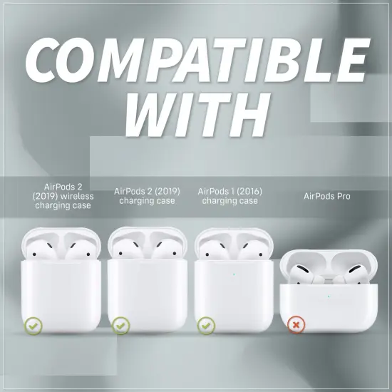 Insten Genuine Leather Case Compatible with Airpods 2 & 1 Carrying Case with Anti Loss Keychain Hook, Front LED Light Visible, Full Body Protective Skin Cover For Women Men Girls Boys, Brown {5}