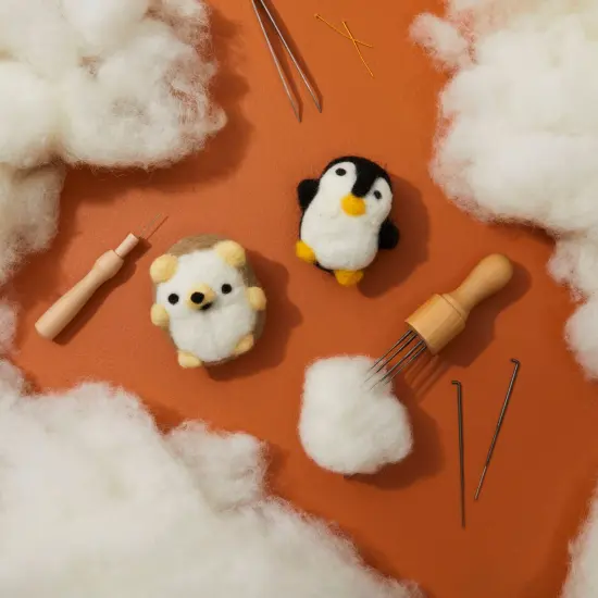 Wool Batting for Stuffing Animals, Crafts, Cushions, Pillow Filler, Needle Felting (16oz, Natural White) {3}