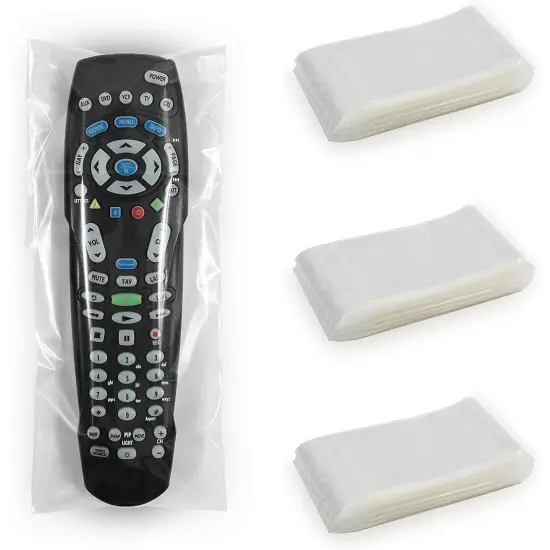 150 Pack Clear TV Remote Bags for AC, DVD Remotes (12.2x4 Inch) {1}