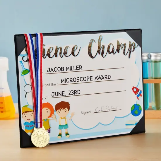 24 Pack Gold Winner Medals for Kids and Adults - Participation Awards with 15.3-Inch Red, White, and Blue Neck Ribbons for Sports, Tournaments, Competitions (Metal, 1.5 In) {3}