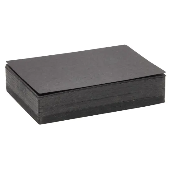 100 Pack Black Index Cards - Perfect for Studying, Office and School Supplies, and DIY Crafts (3x5 Inches) - Ideal for Notetaking and Organization {3}