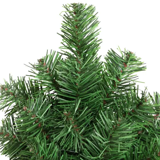 Northlight Colorado Spruce Artificial Christmas Teardrop Swag - 54" - Unlit Green {6}