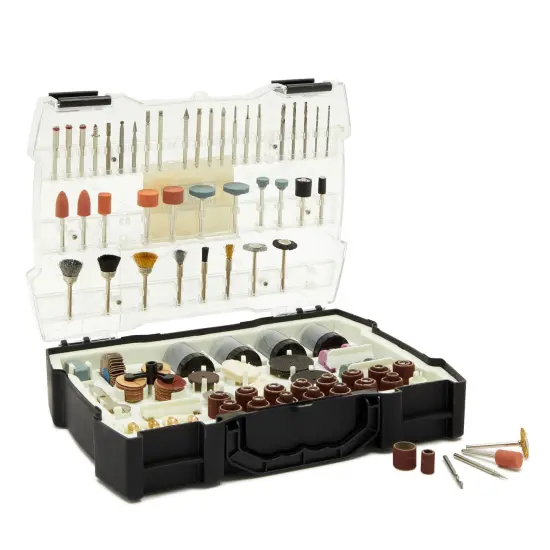1/8 In Rotary Tool Accessories Kit, Tool Bits for Grinding, Sanding, Sharpening, Carving (365 Piece Set) Multicolor {1}