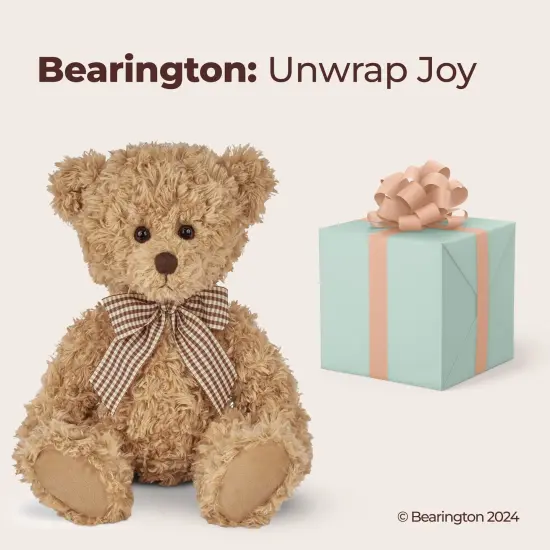 Bearington Theodore The Brown Teddy Bear Plush, 17 Inch Bear Stuffed Animal, For Ages 3-14 {5}