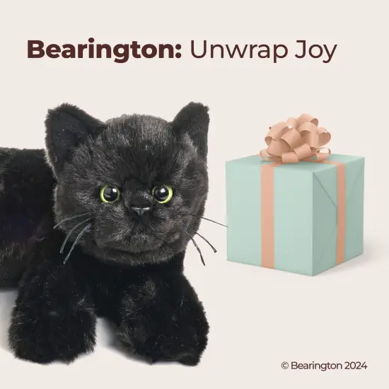Bearington Collection Jinx Cat 15 In Stuffed Animals Black Cat Plush Toy - Stuffed Cats That Look Real - Plushies for Kids, For Ages 3-14 {5}