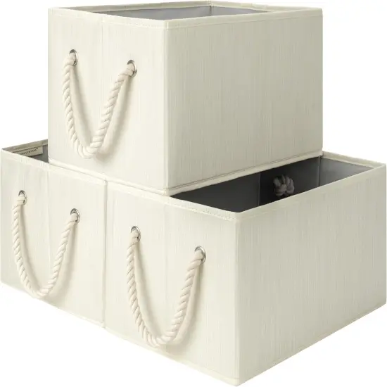 Large Storage Baskets for Organizing, Foldable Storage Baskets for Shelves {1}