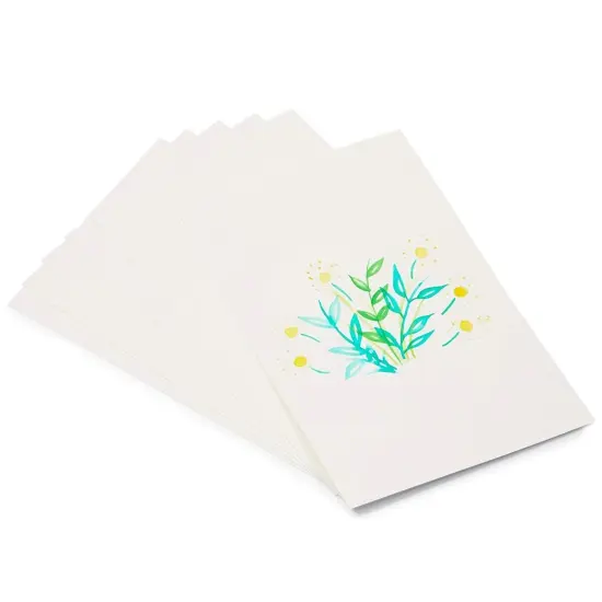 100 Sheets Cold Press Watercolor Paper for Artists and Beginners (6 x 9 in) White {5}