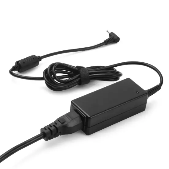 Ac Adapter for Samsung Chromebook by Insten Replacement AC Laptop Charger Adapter Power Supply Cord 40W 12V 3.33A for Samsung Chromebook 3 xe500c13 (Connector Tip size: 2.5mm x 0.7mm) Black {6}