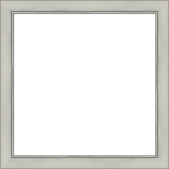 Flair Framed Dry Erase Magnetic Board Silver Patina {1}