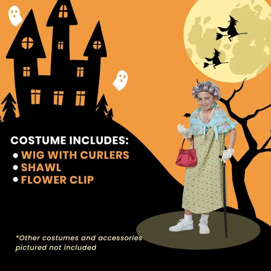 Old Lady Child Costume Kit {6}