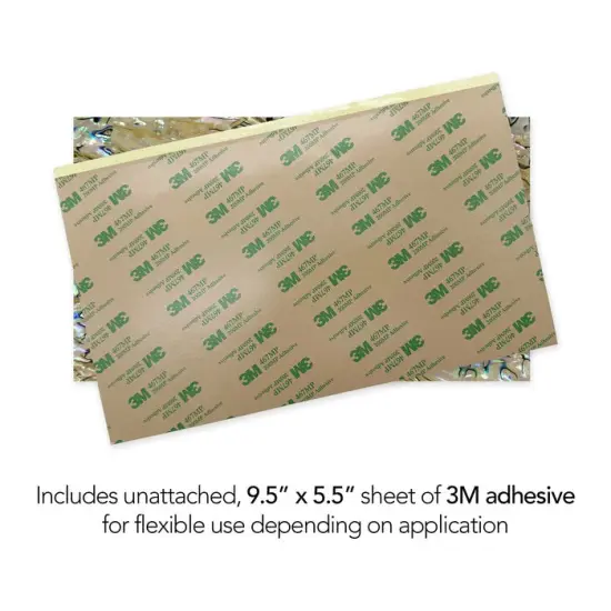 Shell Veneer, 5.5 x 9.5 inches | WMOP, BMOP, Abalone | Includes 3M Adhesive Sheet for Application, Great for Inlay Projects Natural Extra Light {3}