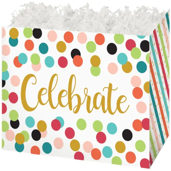 Celebrate Dot Basket Box {1}