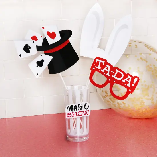 Big Dot of Happiness Ta-Da, Magic Show - Magical Birthday Party Photo Booth Props Kit - 20 Count {6}