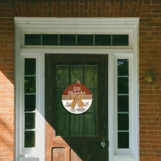 Give Thanks Door Hanger {3}
