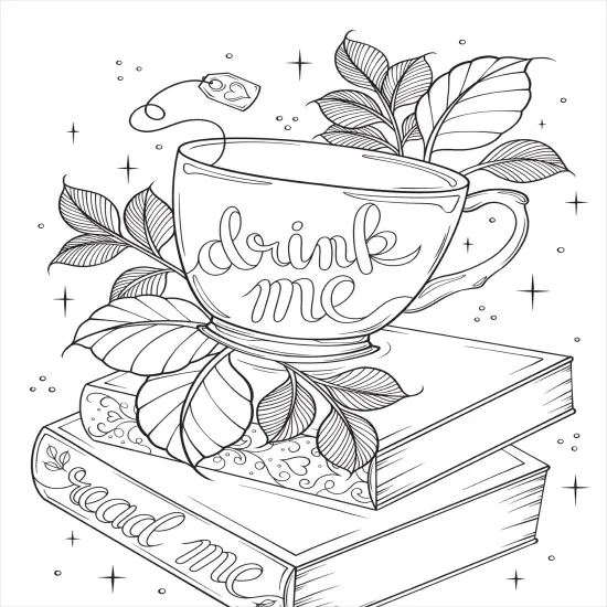 Romantasy: A Coloring Book-Softcover {5}