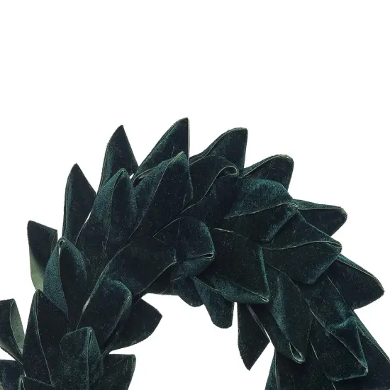 Velvet Emerald Green Wreath {3}