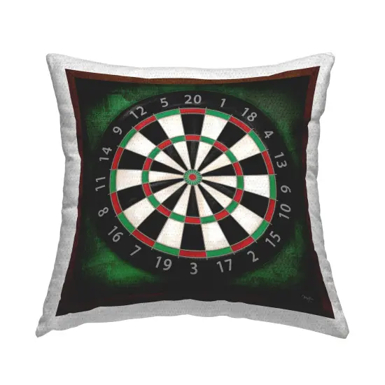 Darts Game Target Design by Molly B. Outdoor Printed Pillow  {1}