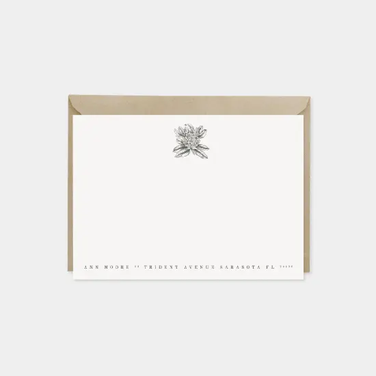 Rhododendron Catawbiense Botanical Note Cards {1}