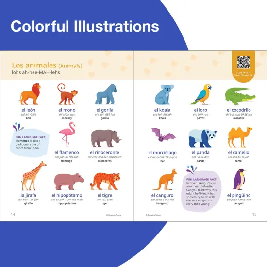 Rosetta Stone Spanish Picture Dictionary, Spanish Dictionary to Learn Spanish Vocabulary, Spanish Grammar, and Phrases, Dictionary for Kids and Adults, Spanish English Dictionary {4}