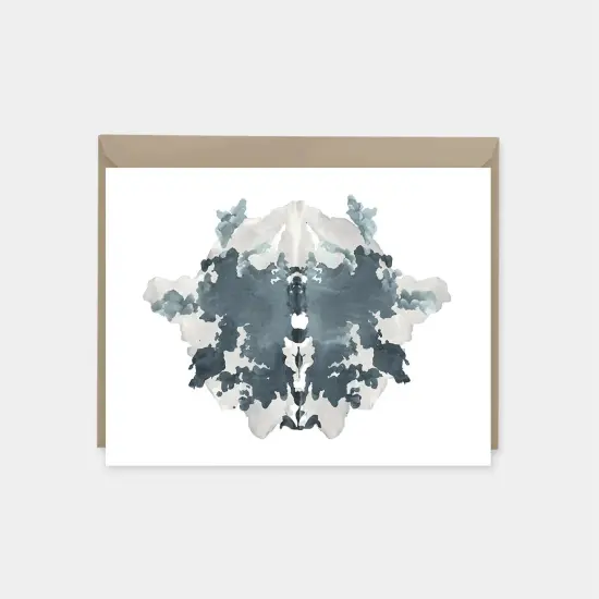 Rorschach India Ink Card {6}