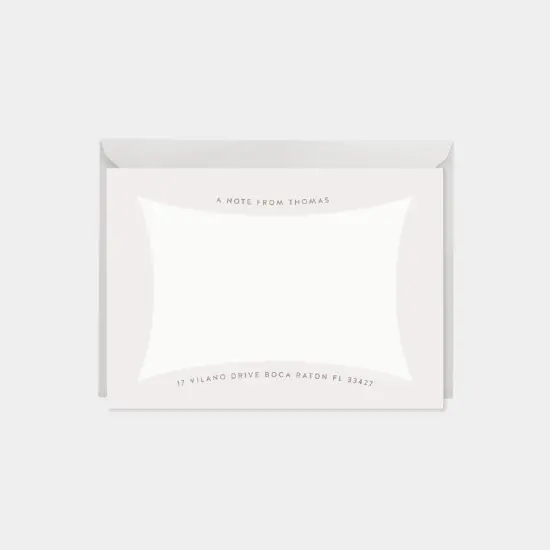 Loop Border Note Cards II {1}