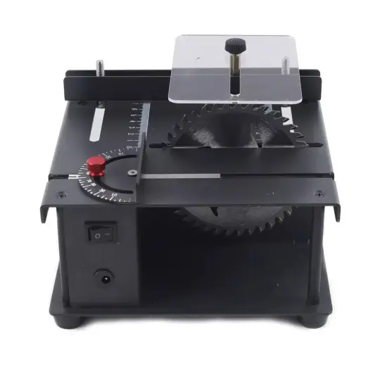 Compact Mini DIY Table Saw Rotating Speed 1000-3000r/min Work Shop Portable 110V {1}