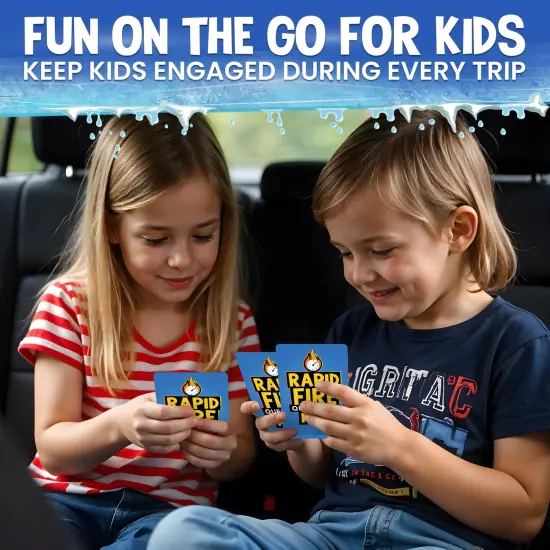 Rapid Fire Conversation Cards Game for Kids I 95 Cards {6}