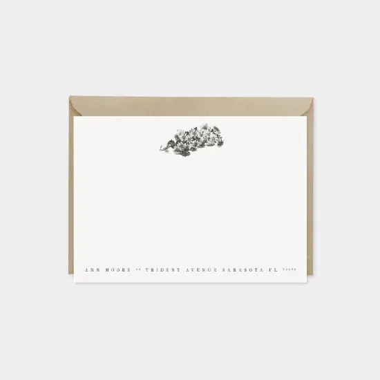Flowering Bunch Botanical Note Cards {1}