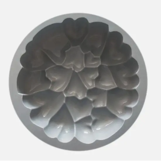 Heart Breakable Silicone Mold {4}