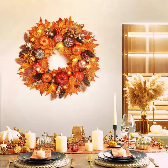 20 Inch Fall Wreaths for Front Door {5}