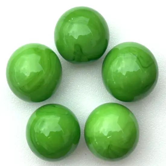 YOU CHOOSE COLOR Glass Marbles 25mm (1 inch) SHOOTER Taw Lot of 5 Orange {4}