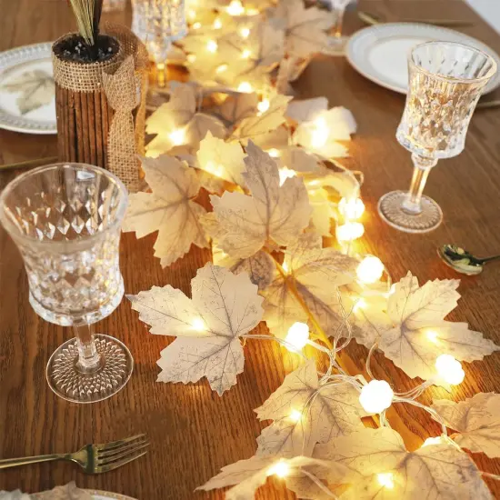 2 Pack Fall Garland Fall Decor {3}